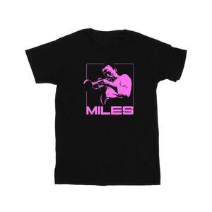 Miles Davis Mens Pink Square T-Shirt / Black